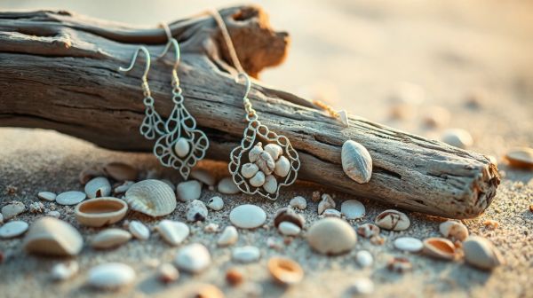 Discover exquisite handmade jewelry crafted from ocean shells